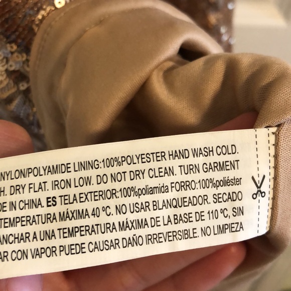 Forever 21 Rose Gold Sequin Dress - Picture 5 of 5